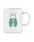 puodelis Hipster wolf puodelis Hipster wolf